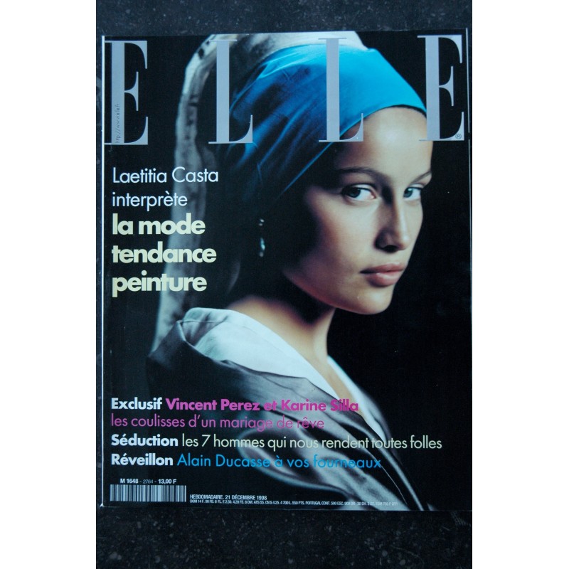 ELLE 2742 20 JUILLET 1990 COVER LAETITIA CASTA SYLVIE VARTAN PATRICK MODIANO