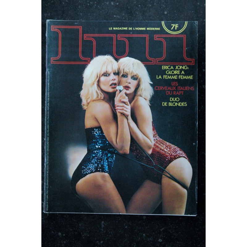 LUI 171 ERICA JONG DUO BLONDES TOUTE NUE OTTO WEISSER ERIC MÜLLER EROTIQUE ASLAN