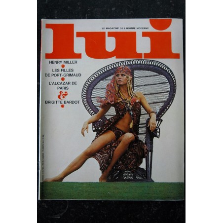 LUI 68 L'ALCAZAR DE PARIS BRIGITTE BARDOT NUE FILLE DE PORT-GRIMAUD EROTIC ASLAN