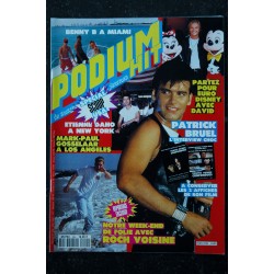 PODIUM HIT 240 JANVIER 1992 ROCH VOISINE MICHAEL JACKSON + POSTER ETIENNE DAHO MYLENE FARMER + CALENDRIER 1992