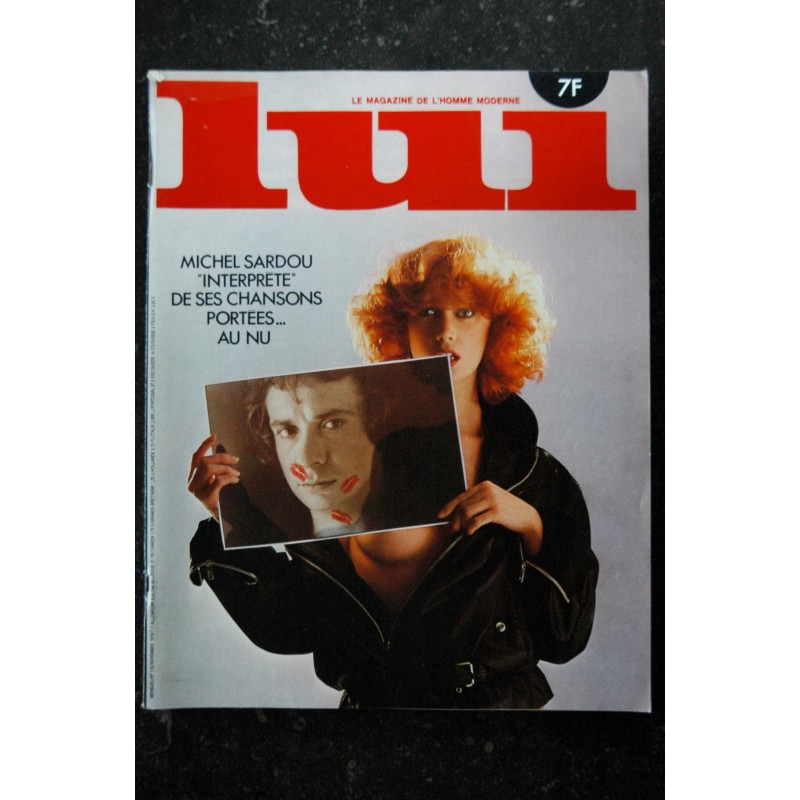 LUI 178 NOVEMBRE 1978 MICHEL SARDOU ROLLS GIRLS NUDES FRANCK GITTY PHOTO PIN-UP ASLAN