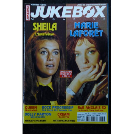 JUKEBOX  184  *  2002  *   JIMI HENDRIX BOB DYLAN GUY MARCHAND ROY ORBISON BEATLES LARRY GRECO