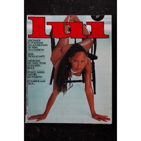 LUI 200 SEPTEMBRE 1980 INTERVIEW GENERAL GEORGES BUIS MICHEL MOREAU NUDES GLAMOUR PIN-UP ASLAN