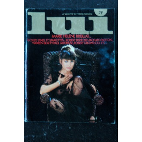 LUI 177 1978 OCTOBRE COVER MARIE HELENE BREILLAT ENTIEREMENT NUE INTEGRAL NUDE DIVINE MATTON ASLAN