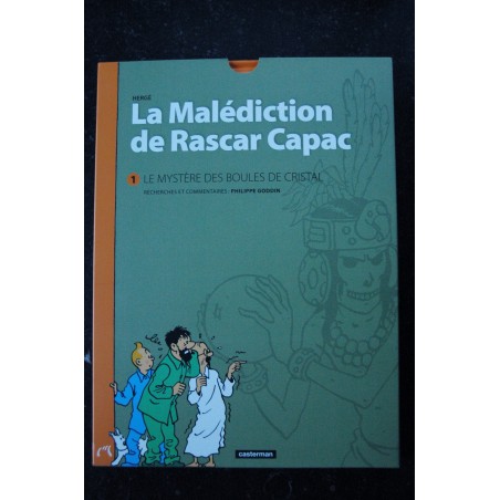 HERGE LA MALEDICTION DE RASCAR CAPAC  2 LES SECRETS DU TEMPLE DU SOLEIL PHILIPPE GODDIN