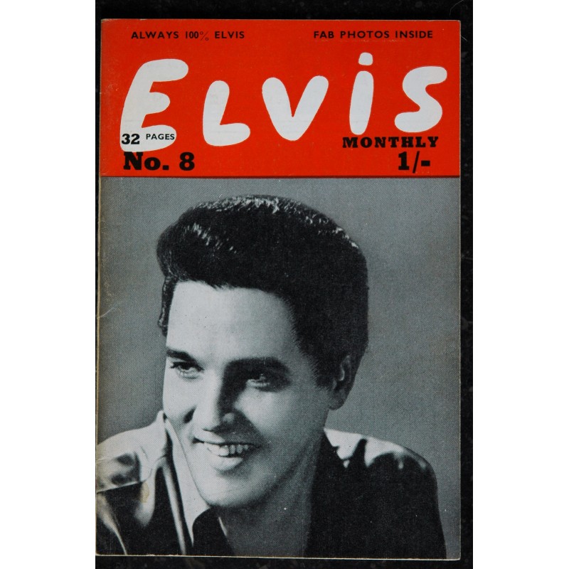 ELVIS monthly 1962 06 n° 6 Third Série ELVIS PRESLEY  Rare 32 pages