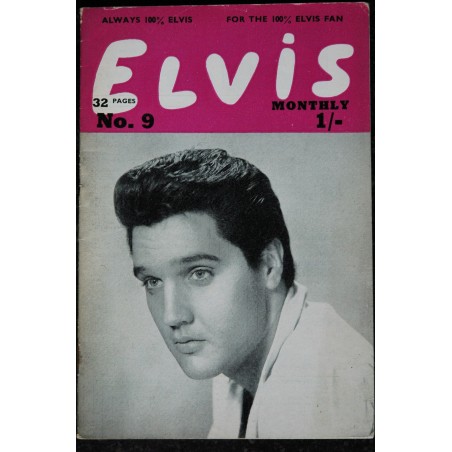 ELVIS monthly 1962 08 n° 8 Third Série ELVIS PRESLEY Rare 32 pages ELVIS monthly 1962 08 n° 8 Third Série ELVIS PRESLEY Rare 32 pages