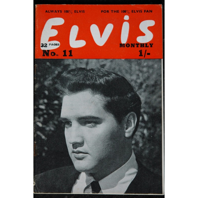 ELVIS monthly 1962 10  n° 10 Third Série ELVIS PRESLEY  Rare 32 pages