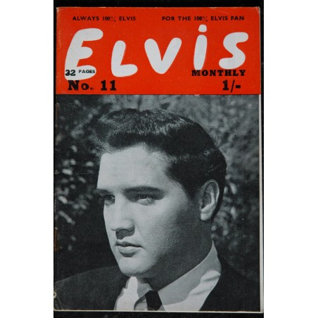 ELVIS monthly 1962 10 n° 10 Third Série ELVIS PRESLEY Rare 32 pages ELVIS monthly 1962 10 n° 10 Third Série ELVIS PRESLEY Rare 32 pages