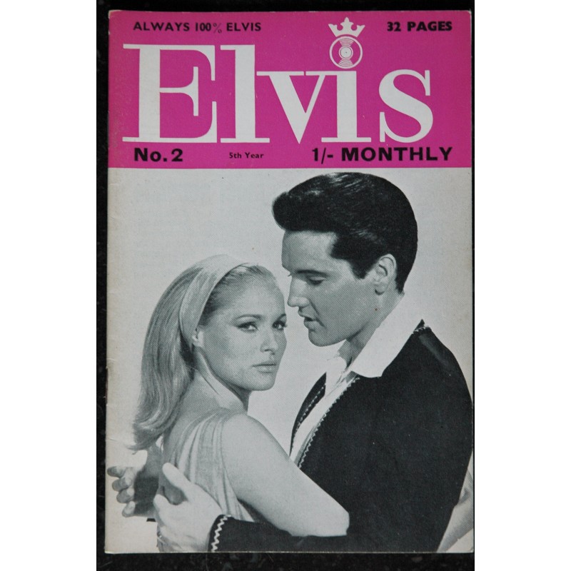 ELVIS monthly 1964  01 n°  1 Fith Série ELVIS PRESLEY  Rare 32 pages