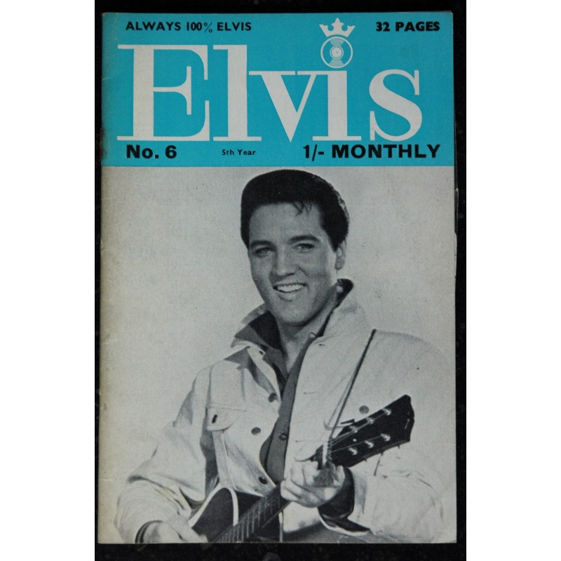 ELVIS monthly 1964  05 n°  5 Fith Série ELVIS PRESLEY  Rare 32 pages