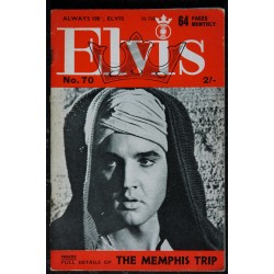 ELVIS monthly 1965  10 n°  69  Sixth Série ELVIS PRESLEY  Rare 64 pages