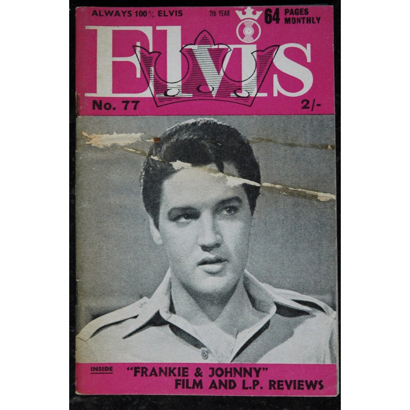 ELVIS monthly 1965  11 n°  70  Sixth Série ELVIS PRESLEY  Rare 64 pages
