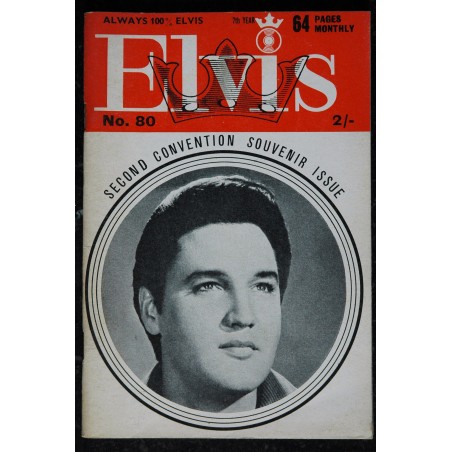 ELVIS monthly 1966 08 n° 79 Sixth Série ELVIS PRESLEY Rare 64 pages ELVIS monthly 1966 08 n° 79 Sixth Série ELVIS PRESLEY Rare 64 pages