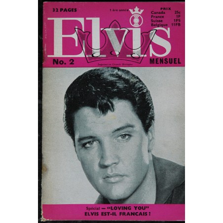 ELVIS mensuel 1965 11 n° 1 1ère année ELVIS PRESLEY Rare 32 pages ELVIS mensuel 1965 11 n° 1 1ère année ELVIS PRESLEY Rare 32 pages
