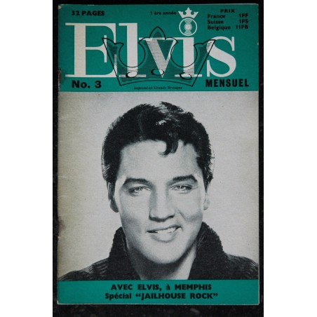 ELVIS mensuel 1965 12 n° 2 1ère année ELVIS PRESLEY Rare 32 pages ELVIS mensuel 1965 12 n° 2 1ère année ELVIS PRESLEY Rare 32 pages