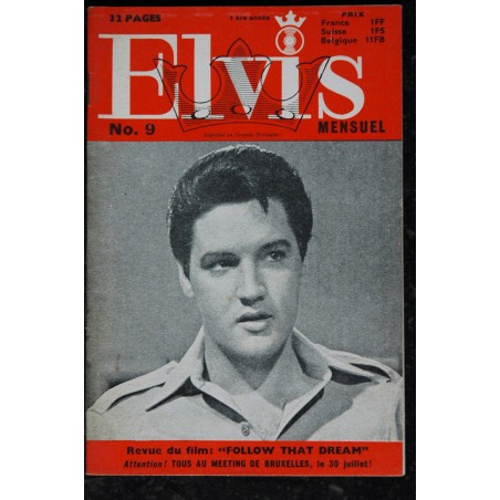 ELVIS mensuel 1966 01 n° 3 1ère année ELVIS PRESLEY Rare 32 pages ELVIS mensuel 1966 01 n° 3 1ère année ELVIS PRESLEY Rare 32 pages