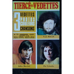 Le tiercé des Vedettes n°32 1969 06 Herbert Léonard Gilles Dreu Martine Baujoud