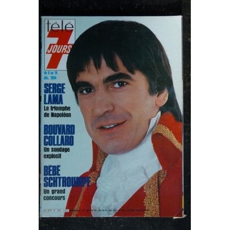 Télé 7 Jours  1278  *  1984  *  Michel BLANC - Peter et Sloane