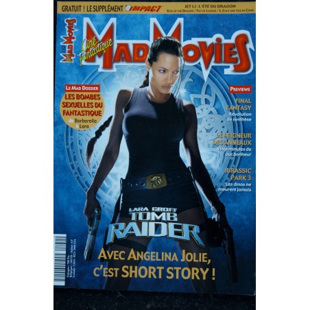 Ciné Fantastique MAD MOVIES  n°131 * 2001 *  Le retour de la momie Ghosts of mars Legend of ZU sept jours à vivre INSOMNIES