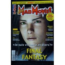Ciné Fantastique MAD MOVIES  n°132 * 2001 *  Angelina JOLIE Lara CROFT Tomb Raider - De Barbarella à Lara