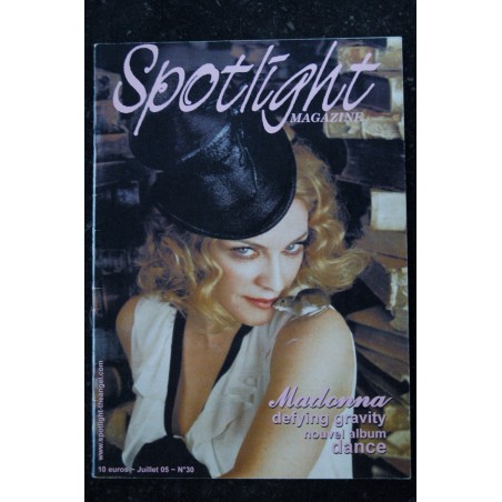 SPOTLIGHT 30 JUIL 2005 MADONNA BLOND AMBITION TOUR COLLECTORS FANZINE