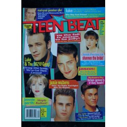 Teen Beat 1992 10 - TRES RARE - COMPLET - Jennie Garth -  Shannen Doherty  - Jason Priestley - Luke Perry