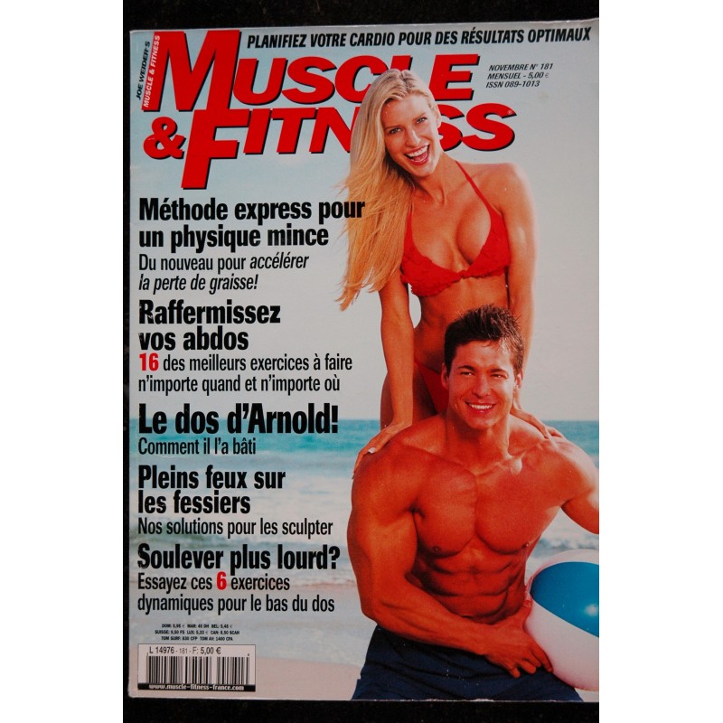 Muscle & Fitness n° 181 - 2002 11 - Le dos d'ARNOLD - Les fessiers - les Abdos