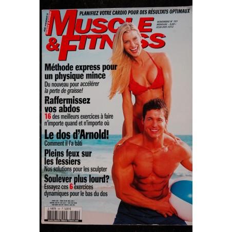 Muscle & Fitness n° 181 - 2002 11 - Le dos d'ARNOLD - Les fessiers - les Abdos