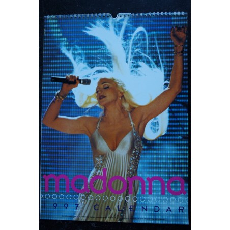 MADONNA CALENDAR CALENDRIER 1997 DANILO 1996 BOY TOY