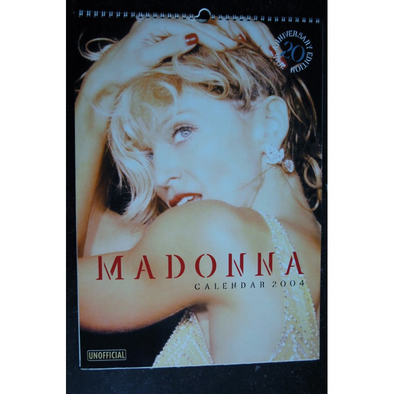 MADONNA CALENDAR CALENDRIER 2004 UNOFFICIAL SOTINI