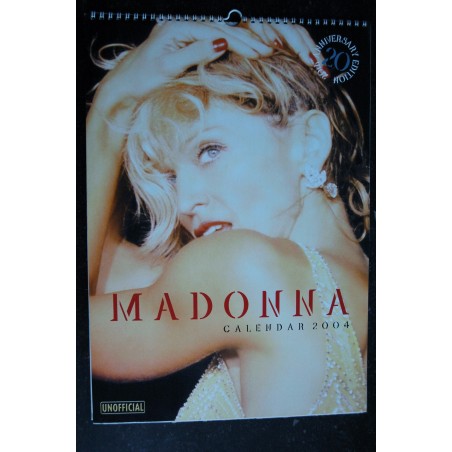 MADONNA CALENDAR CALENDRIER 2004 UNOFFICIAL SOTINI