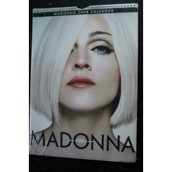 MADONNA CALENDAR CALENDRIER 2009 IMAGICOM + STICKERS ADESIVI 100% UNOFFICIAL
