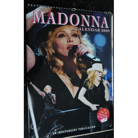 MADONNA CALENDAR CALENDRIER 2008 AN INDEPENDENT PUBLICATION