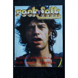 ROCK & FOLK 179 MIKE JAGGER ROLLING STONES HIGELIN IAN HUNTER MOTT COCONUTS