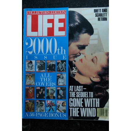 LIFE  1988 05 2000 th Issue  Gone with the Wind - SCARLETT O'HARA Viven Leigh - RHETT Clark Gable