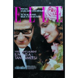 ELLE 2906 10 septembre 2001  Isabelle HUPPERT cover + 8 pages - Tom FORD  Michel HOUELLEBECQ Marie Darrieussecq 220 pages