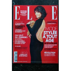 ELLE 3655  8 janvier 2016  Camille COTTIN Cover + 6 p. - Claude Halmos - Miley Cyrus Macron - 124 p. Fashion Vintage