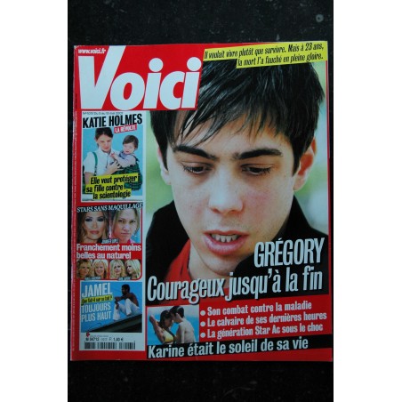 VOICI 1293  2012  VANESSA PARADIS  COVER  + 3 pages Jennifer ANISTON SHY'M  Olivier FOGIEL