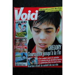 VOICI 1293  2012  VANESSA PARADIS  COVER  + 3 pages Jennifer ANISTON SHY'M  Olivier FOGIEL