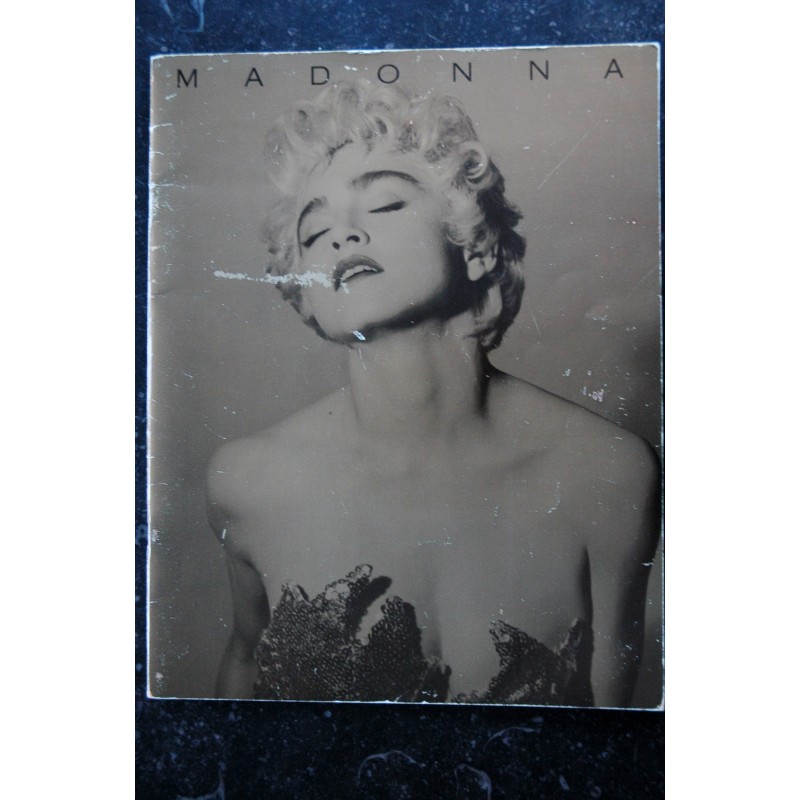 MADONNA WHO'S THAT GIRL WORLD TOUR 1987 32 PAGES TRES GRAND FORMAT RARE ANGLAIS