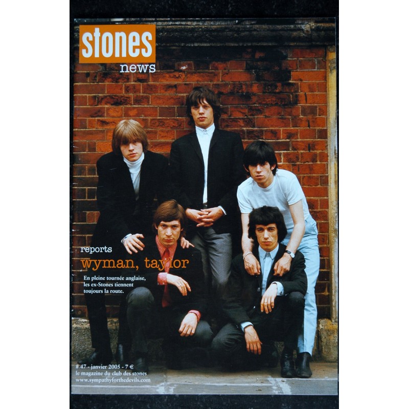 STONES News n° 46  2004 10  live licks - Marianne Faithfull - bill wyman - Loving cup - Faces