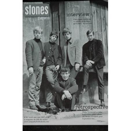 STONES News n° 55  2007 01  Pierre Ménard - Stephen Wooley - Get Off My cloud - Ahmet Ertegun - The Who