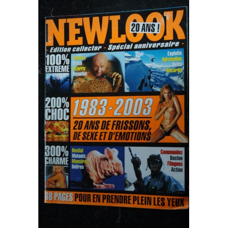 NEWLOOK EDITION COLLECTOR SPECIAL ANNIVERAIRE GRAND FORMAT 1983/2003 68 PAGES
