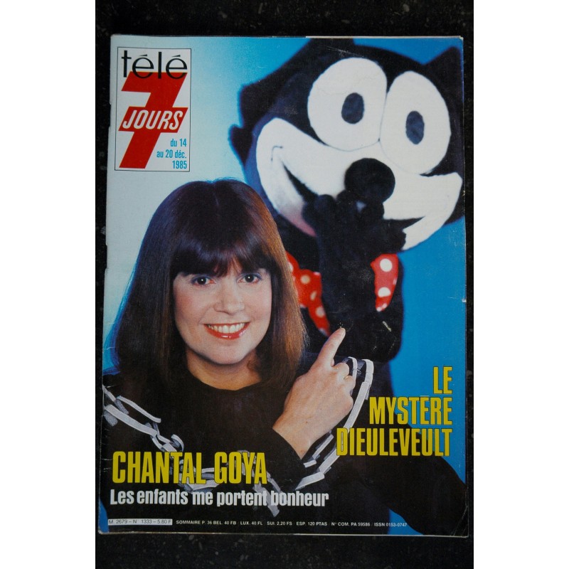 Télé 7 Jours  1339  1986    Michel SARDOU     Cover + 3 pages équivalent