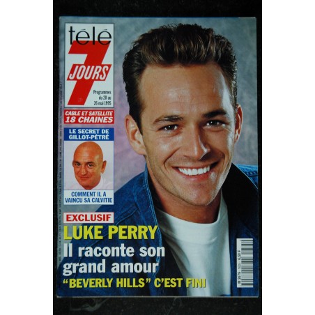 Télé 7 Jours  1812 18 au 24 février 1995 Beverly Hills Donna cover + 4 p. - PPDA