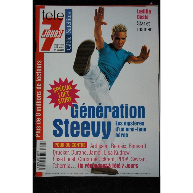 Télé 7 Jours  2176  *  2002  * Monica BELLUCCI  JAMEL Patrick TIMSIT Mathilde SEIGNER ZELLWEGER BARTHEZ