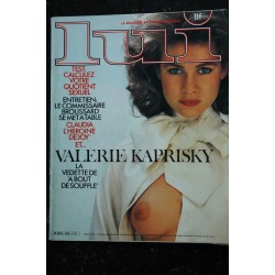 LUI 235 AOUT 1983 COVER VALERIE KAPRISKY INTEGRAL NU JOY REISER CHARLES MATTON