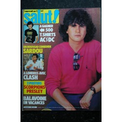 SALUT ! 182 Septembre 1982 COVER Johnny HALLYDAY  Sylvie VARTAN ROXY MUSIC LAVILLIERS Jen-Luc LAHAYE