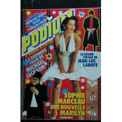 PODIUM HIT 131  Janvier 1983  Complet Johnny Belmondo Monroe Bardot